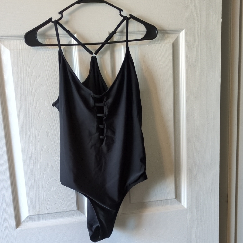 NWOT No Boundaries Black Women's One Piece Swimsuit